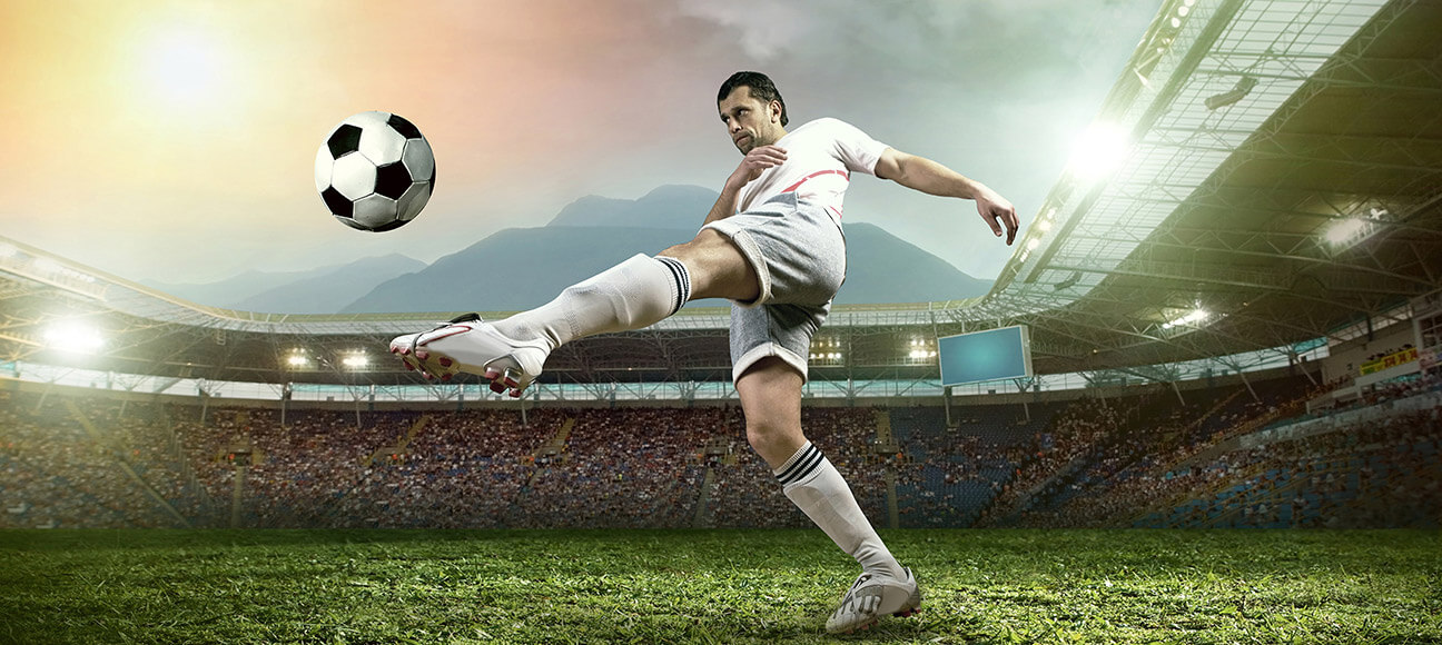 Soccer, calcio, calciatori, Artroscopia per lo sport